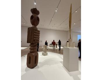 CONSTANTIN BRANCUSI (French, born Romania. 1876–1957) King of Kings c. 1938 and Bird in Space 1941