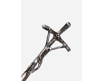 A detail from Maurizio Cattelan’s “La Nona Ora”. Photo: courtesy Avant Arte.