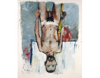 Georg Baselitz, Fingermalerei - Akt (Finger Painting-Nude), 1972